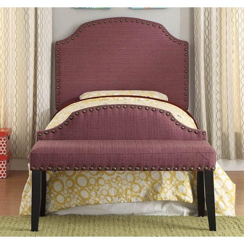 Large Picture of Furniture of America Hasselt CM-BN6880PR-S Bench