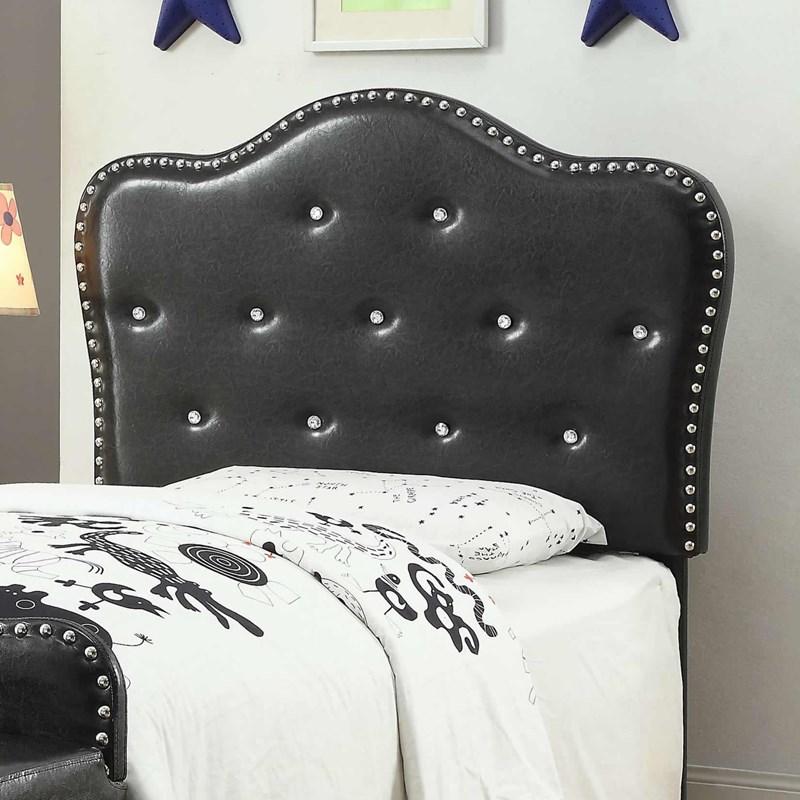 Large Picture of Furniture of America Gwenyth CM7883BK-HB-T Twin Headboard