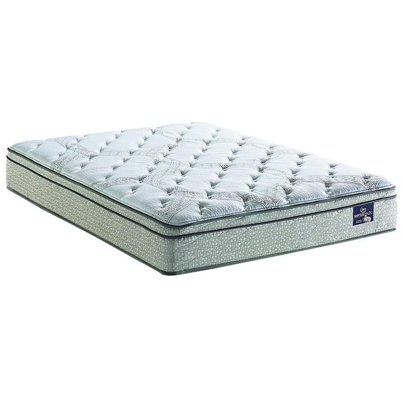 Large Picture of Serta Chastain Plush Pillow Top Mattress Set (Twin XL)