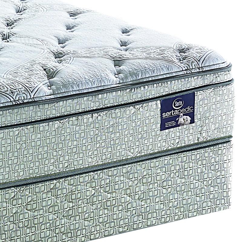 Large Picture of Serta Chastain Plush Pillow Top Mattress Set (Twin XL)