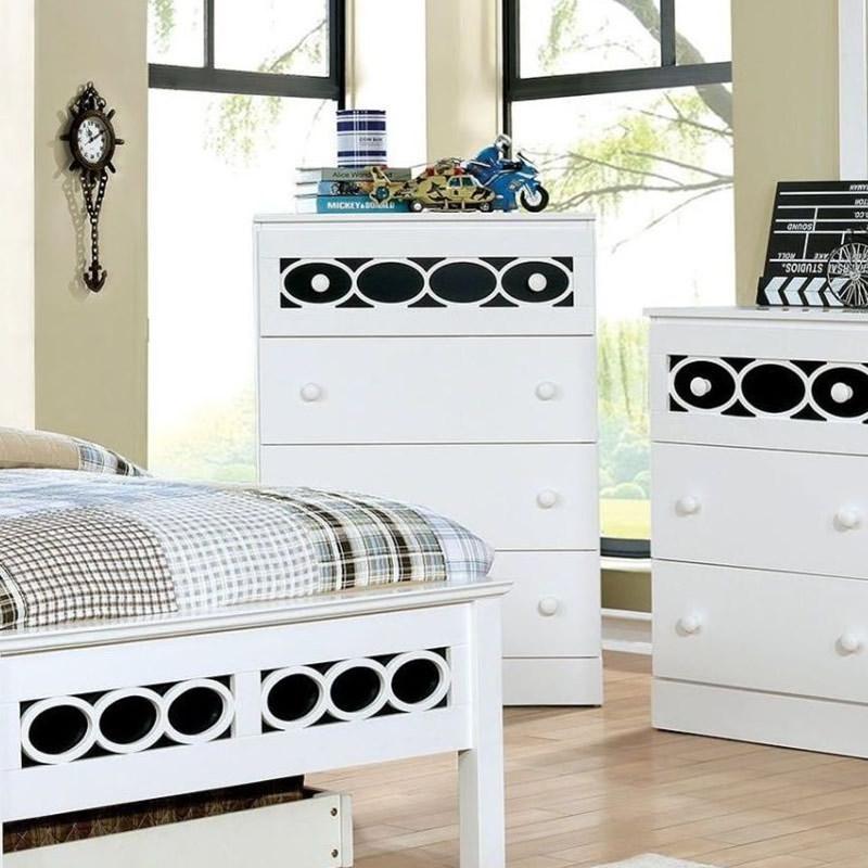 Large Picture of Furniture of America Cammi CM7853BL-C 4-Drawer Chest