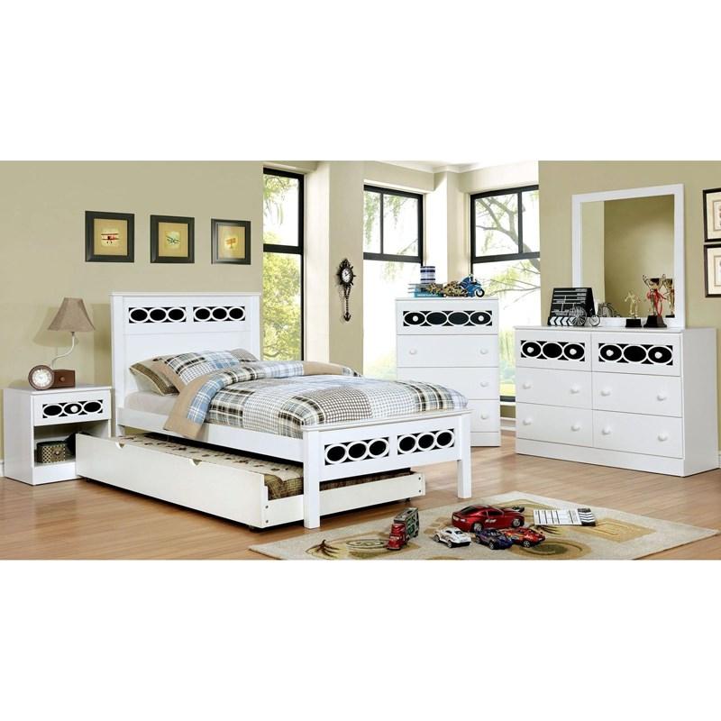 Large Picture of Furniture of America Cammi CM7853BL-C 4-Drawer Chest