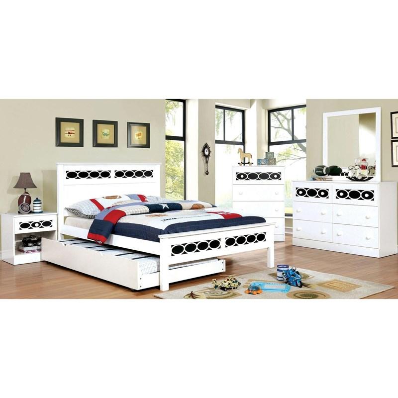 Large Picture of Furniture of America Cammi CM7853BL-C 4-Drawer Chest