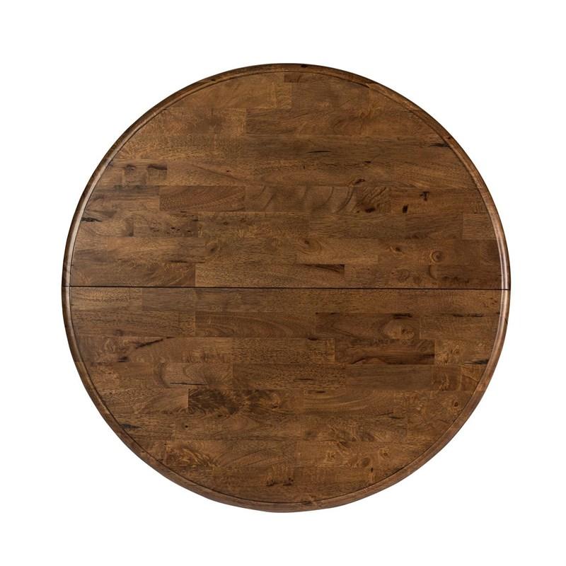 Large Picture of Liberty Furniture Industries Inc. Carolina Crossing 186-CD-PDS Oval Pedestal Table