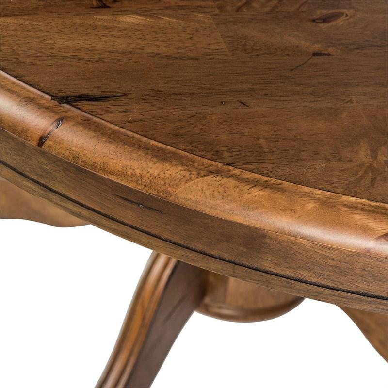 Large Picture of Liberty Furniture Industries Inc. Carolina Crossing 186-CD-PDS Oval Pedestal Table