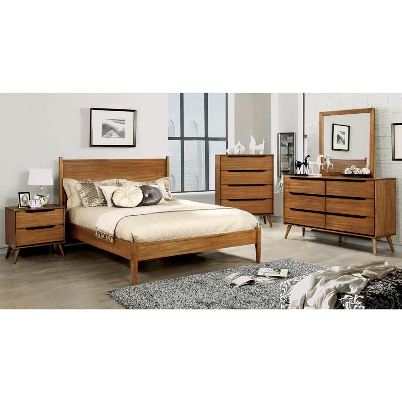 Large Picture of Furniture of America Lennart CM7386A-CK California King Bed