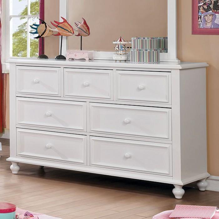 Large Picture of Furniture of America Olivia CM7155WH-D Dresser