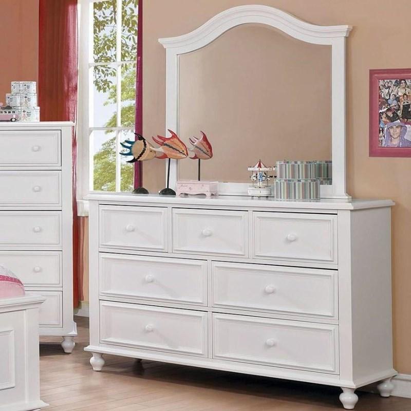 Large Picture of Furniture of America Olivia CM7155WH-D Dresser