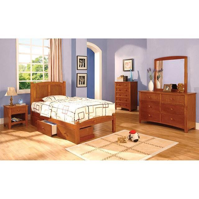 Large Picture of Furniture of America Omnus CM7905OAK-HC Hutch