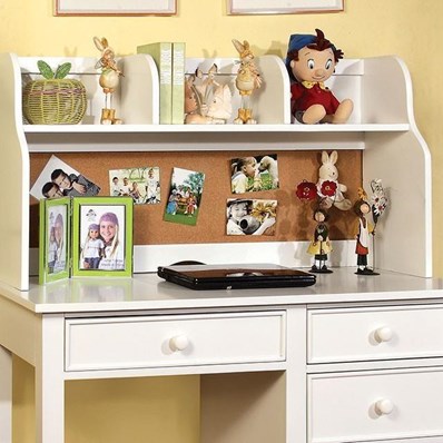 Furniture of America Omnus CM7905WH-HC Hutch