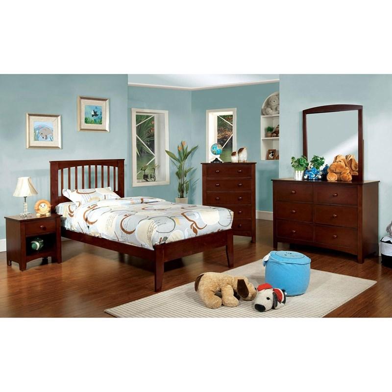 Large Picture of Furniture of America Pine Brook CM7908CH-F-BED