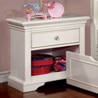 Furniture of America Mullan CM7943WH-N 1-Drawer Nightstand