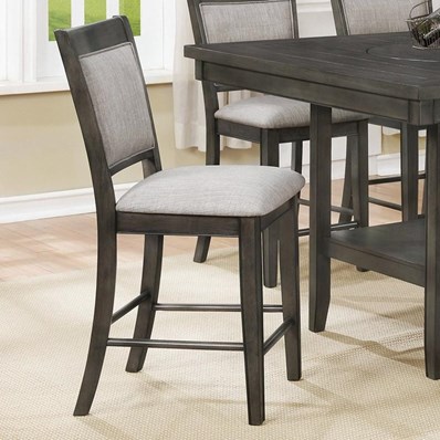 Crown Mark Fulton 2727GY-S-24 Counter Height Chair
