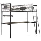 Furniture of America Olga I CM-BK913TD-BED Twin Bed with Workstation