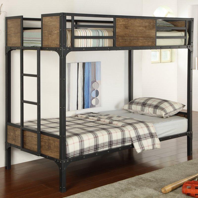 Large Picture of Furniture of America Clapton CM-BK029TT Twin/Twin Bunk Bed