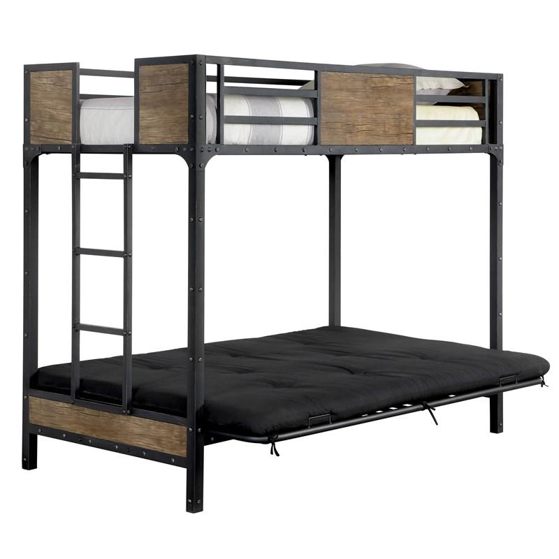 Large Picture of Furniture of America Clapton CM-BK029TS Twin/Futon