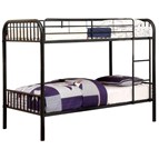 Furniture of America Rainbow CM-BK1035BK Twin/Twin Bunk Bed