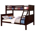 Furniture of America Gracie CM-BK930TQ-BED Twin over Queen Bunk Bed