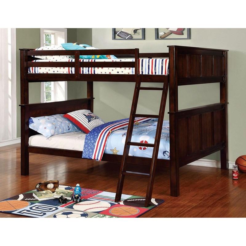 Large Picture of Furniture of America Gracie CM-BK930FF-BED Full over Full Bunk Bed