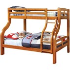 Furniture of America Solpine CM-BK618 Twin/Full Bunk Bed