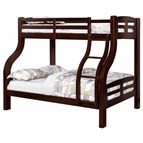 Furniture of America Solpine CM-BK618EX Twin/Full Bunk Bed