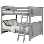 Furniture of America Spring Creek CM-BK603GY-BED Full over Full Bunk Bed