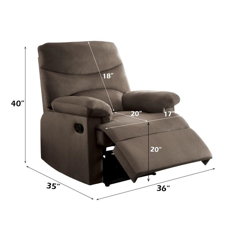Large Picture of Acme Furniture Arcadia 00703 Motion Recliner