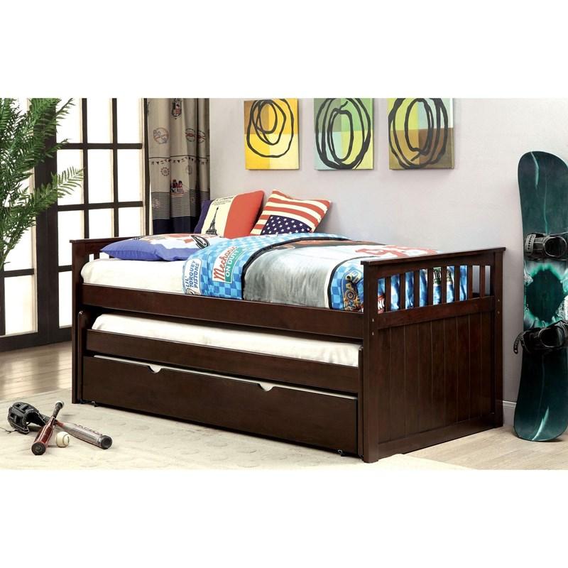 Large Picture of Furniture of America Gartel CM1610-PK Nesting Daybed
