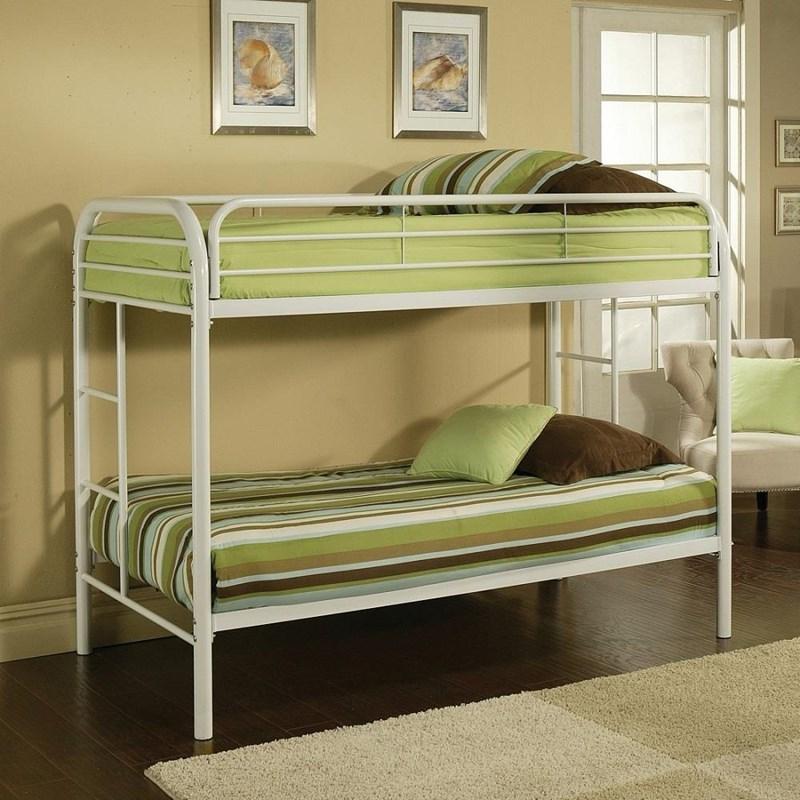 Acme Furniture Thomas 02188WH Twin/Twin Bunk Bed
