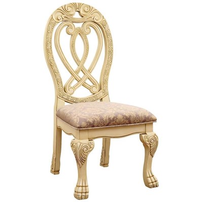 Furniture of America Wyndmere CM3186WH-SC-2PK Side Chair