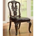 Furniture of America Bellagio CM3319W-SC-2PK Wooden Side Chair