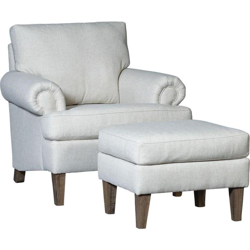 Large Picture of Mayo Furniture 5070F40 Chair - Namaste Flax