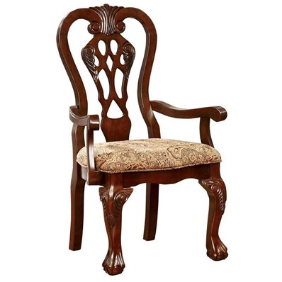 Furniture of America Elana CM3212AC-2PK Arm Chair