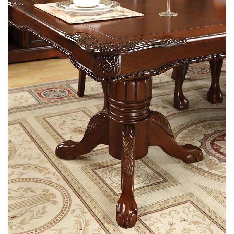 Large Picture of Furniture of America Georgetown CM3222T-TABLE Formal Dining Table