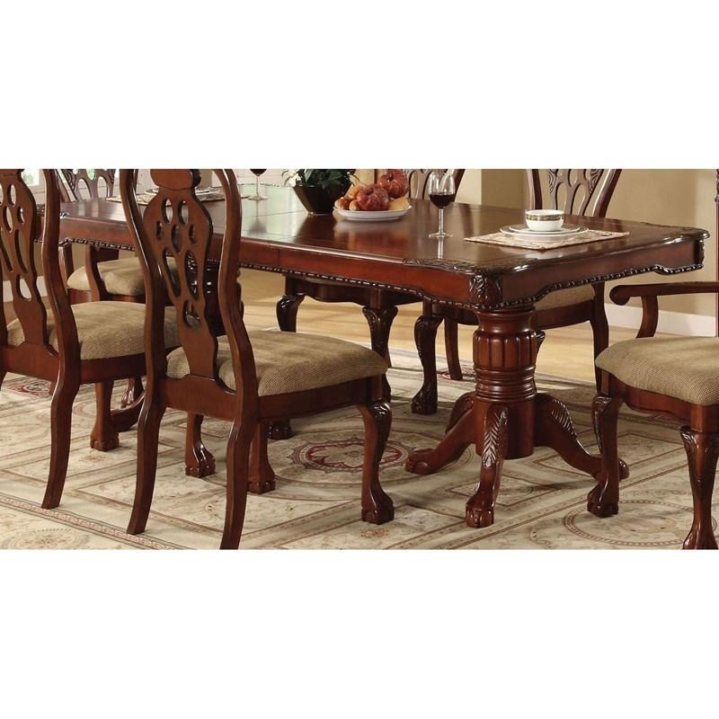 Large Picture of Furniture of America Georgetown CM3222T-TABLE Formal Dining Table