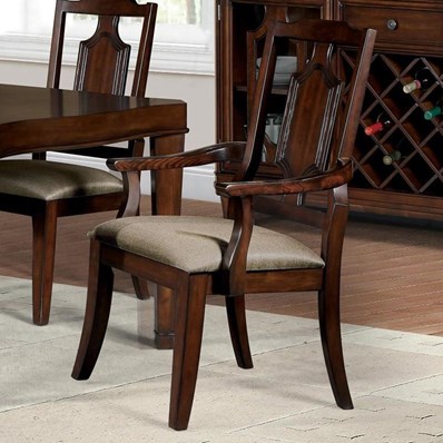 Furniture of America Stevensville CM3875AC-2PK Dining Armchair