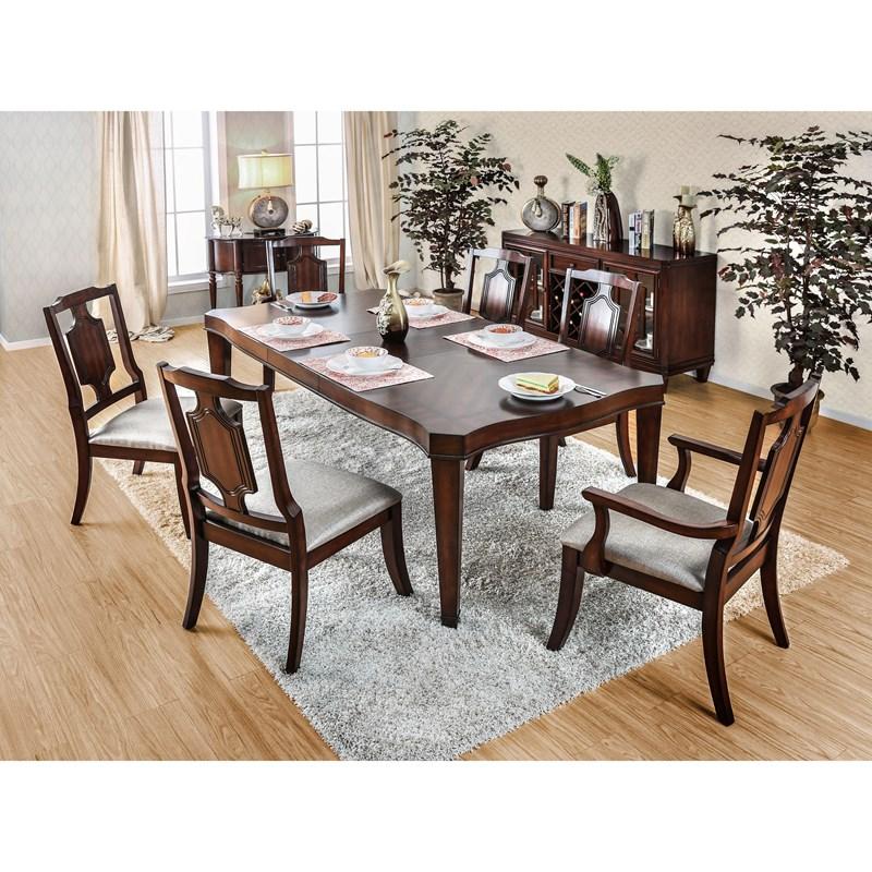 Large Picture of Furniture of America Stevensville CM3875AC-2PK Dining Armchair
