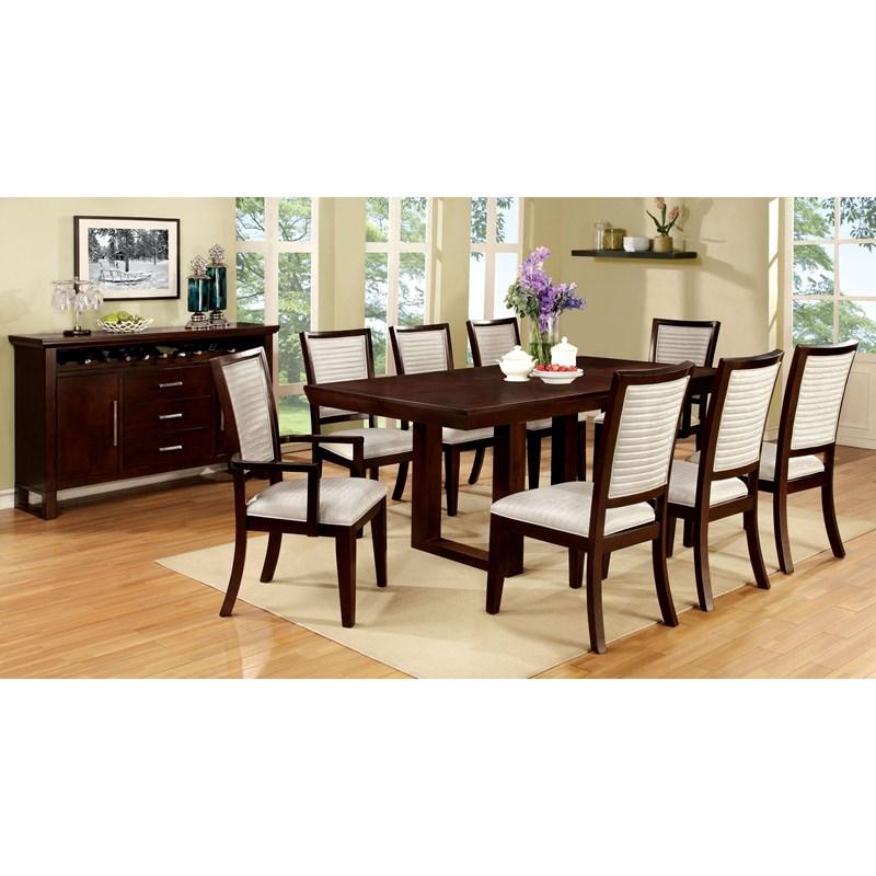 Large Picture of Furniture of America Garrison I CM3751T Dining Table