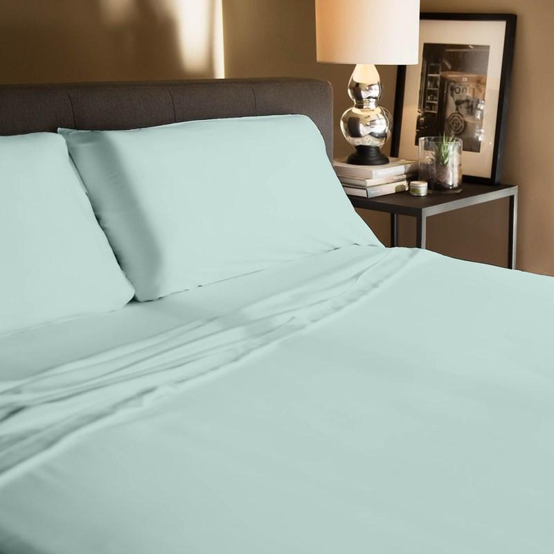 Large Picture of Malouf TENCEL Sheet Set - Opal (Split Queen)