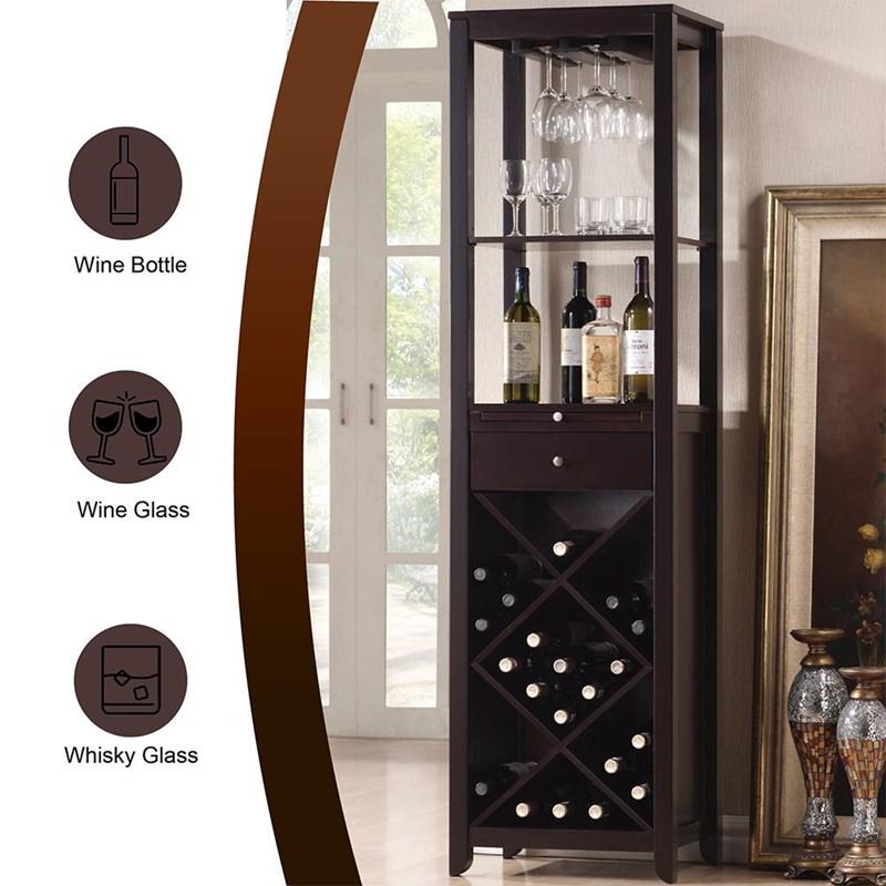 Large Picture of Acme Furniture Casey 12244 Wine Cabinet
