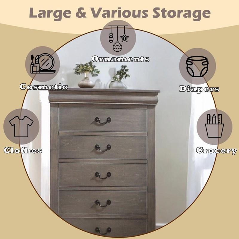 Large Picture of Acme Furniture Louis Philippe 23866