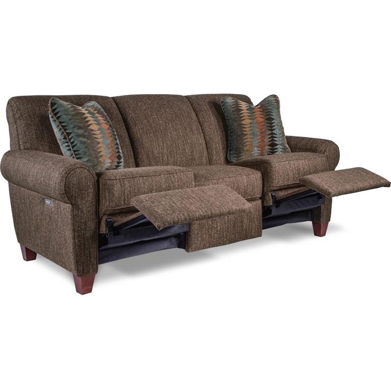 Large Picture of La-Z-Boy Bennett duo® Reclining Sofa - Mocha