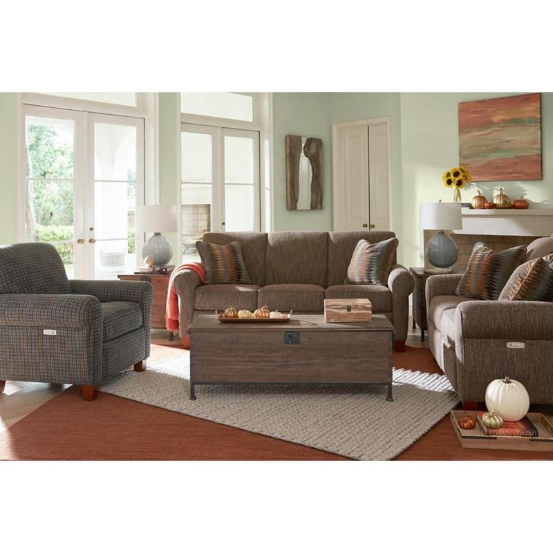 Large Picture of La-Z-Boy Bennett Duo® Reclining Loveseat - Mocha