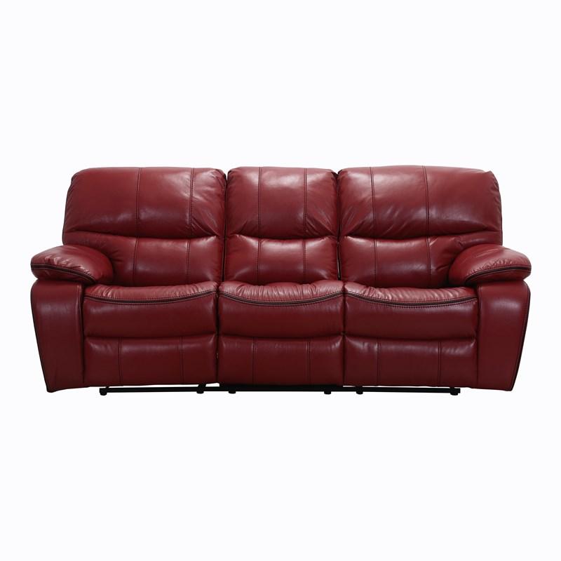 Homelegance Pecos 8480RED-3 Double Reclining Sofa