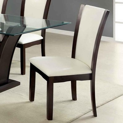 Furniture of America Manhattan CM3710WH-SC-2PK Side Chair