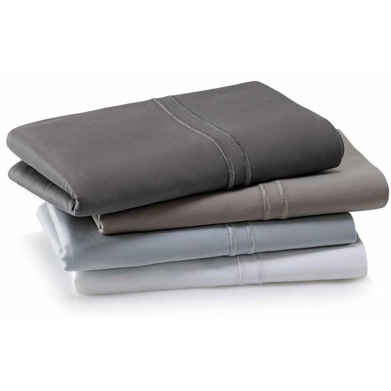 Large Picture of Malouf Supima® Premium Cotton Sheets- Flax (King)