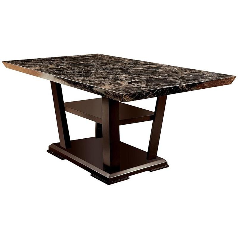 Large Picture of Furniture of America Clayton I CM3933T Rectangular Dining Table