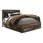 Benchcraft Derekson B200B8 Queen Panel Bed with 6 Storage Drawers