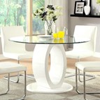 Furniture of America Lodia CM3825WH-RT-TABLE Dining Table