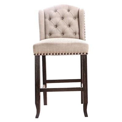 Furniture of America Sania CM3324BK-BCW-2PK Bar Chair
